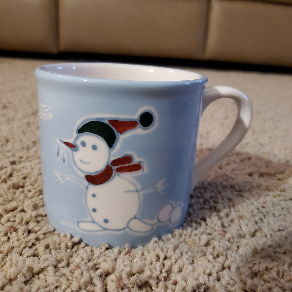 Snowman Eddie Bauer Coffee Cup
